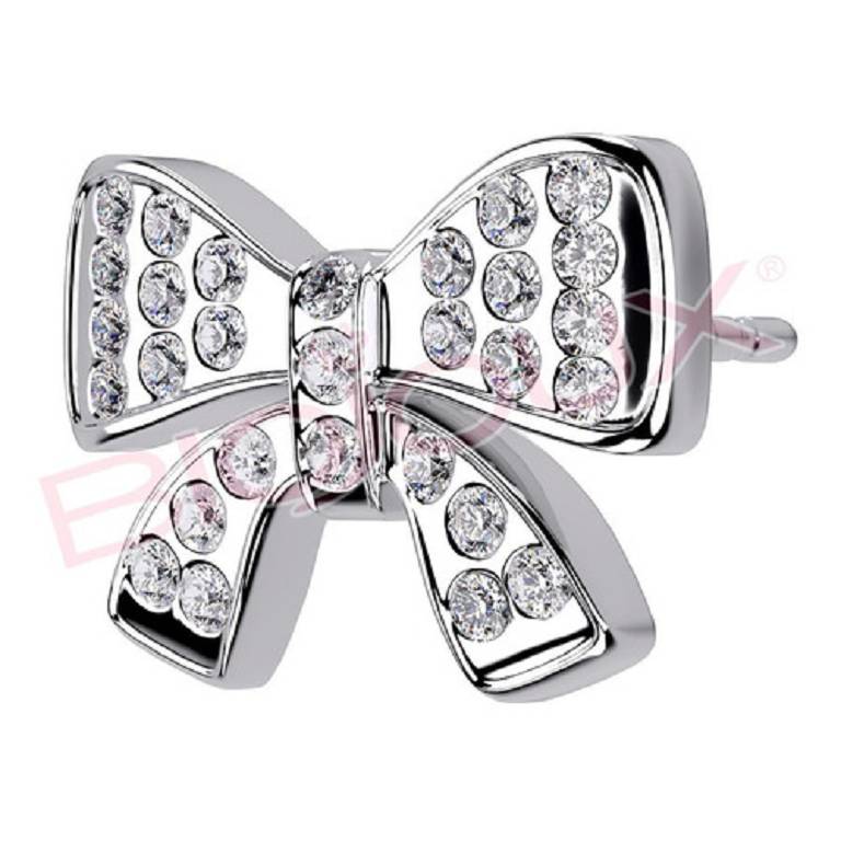 BJT208 ORECCHINI BOW TIE CR SS