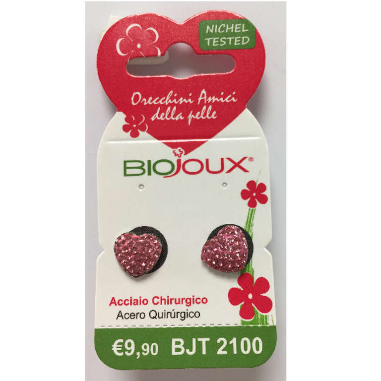 BJT2100 ORECCHINI CUORE ROS SS