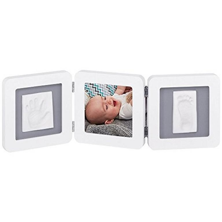 BABY ART DOUBLE PRINT FRAME WH