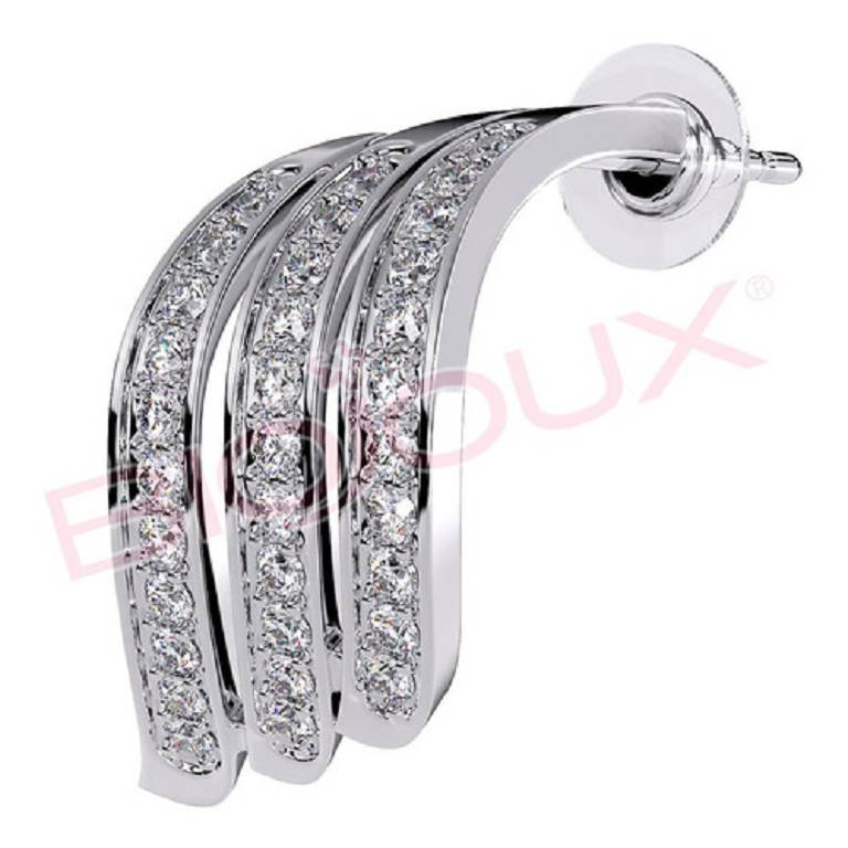 BJT222 ORECCHINI MET CURL SS