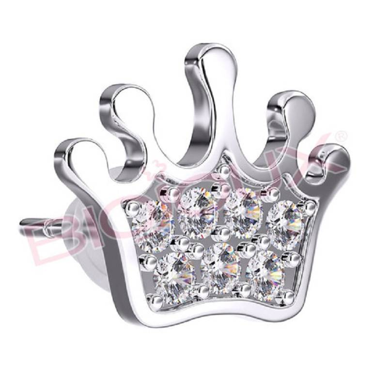 BJT705 ORECCHINI BABY CROWN SS