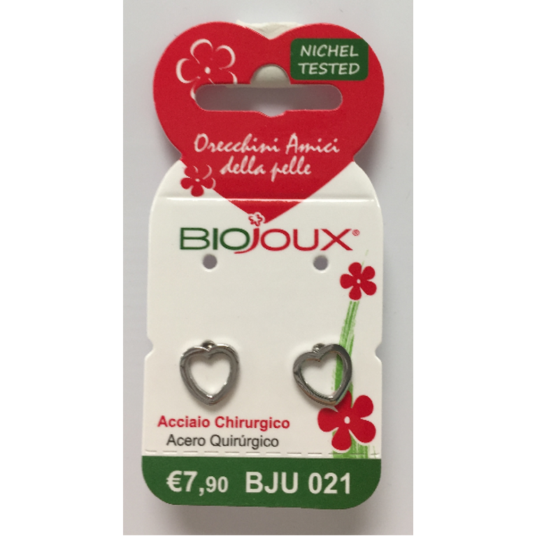 BJU021 ORECCHINI SAGOMA CUO SS