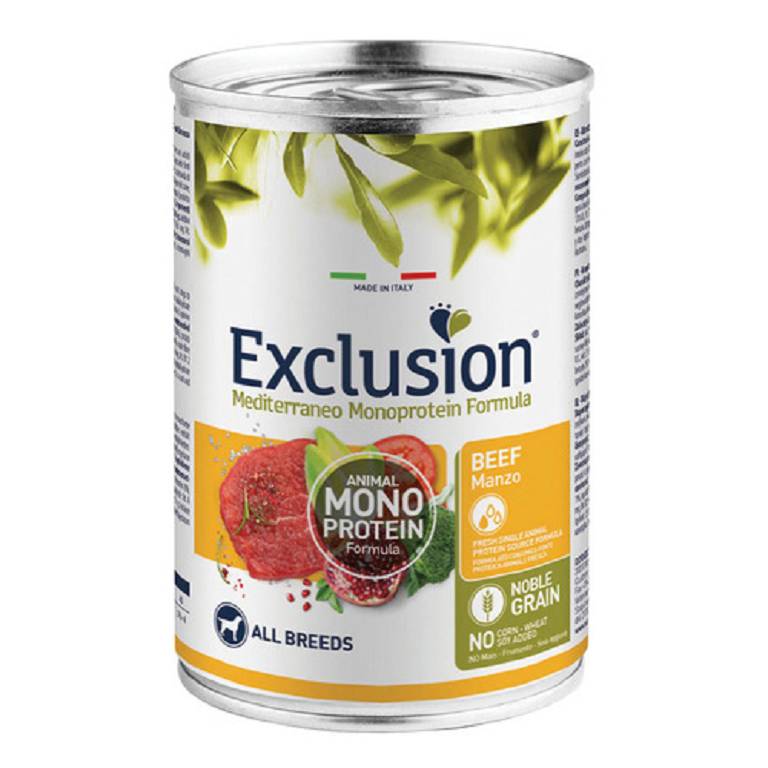 EXCLUSION M ADULT BEEF 400G