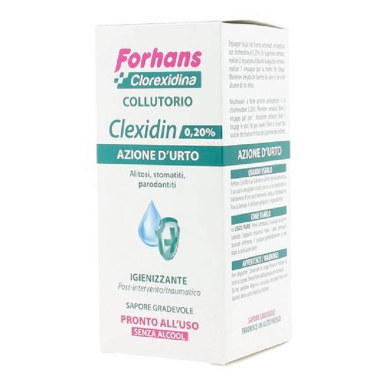 FORHANS CLEXIDIN 0,20 S/ALCOOL