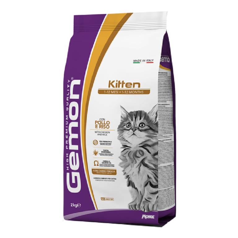 GEMON KITTEN POLLO RISO 2KG