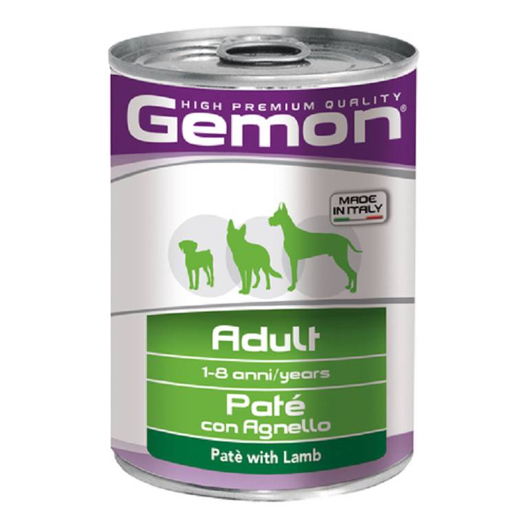 GEMON PATE' ADULT AGNELLO 400G