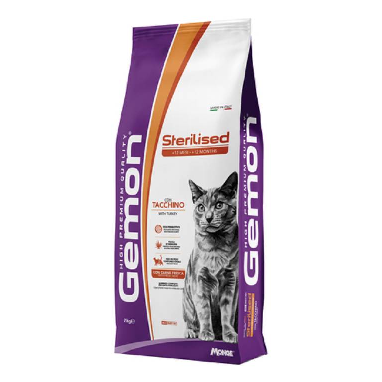 GEMON STERILIZED TACCHINO 7KG