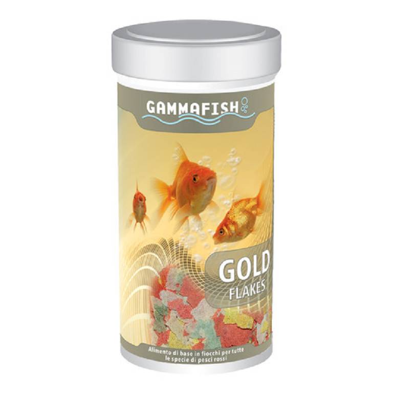 GOLD FLAKES PESCI ROSSI 250 ML