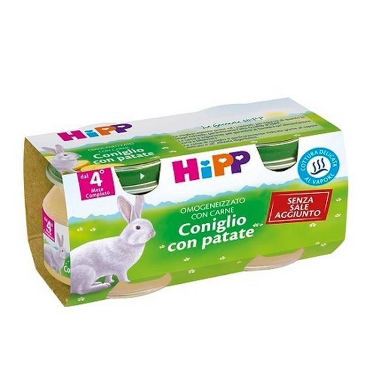 HIPP BIO OMOG CONIGLIO PA2X80G