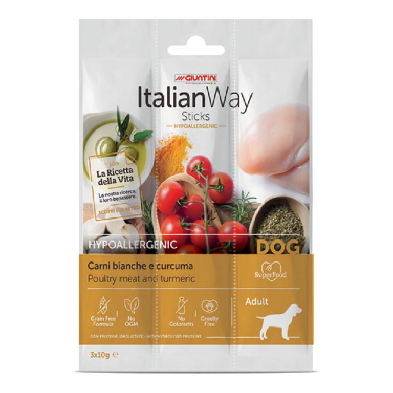 IW DOG STICKS CARNI BI CURC30G