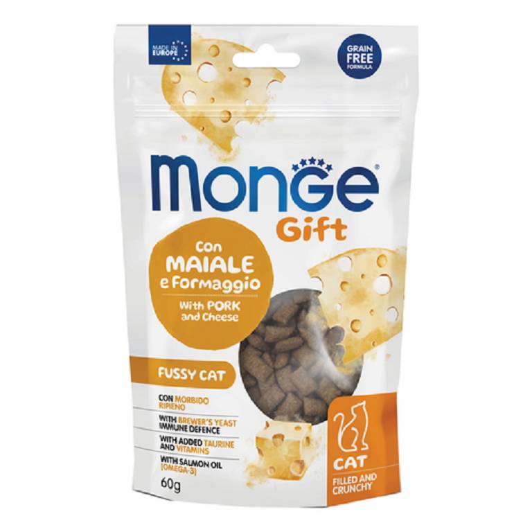 MONGE CAT GIFT APPET MA/FO 60G