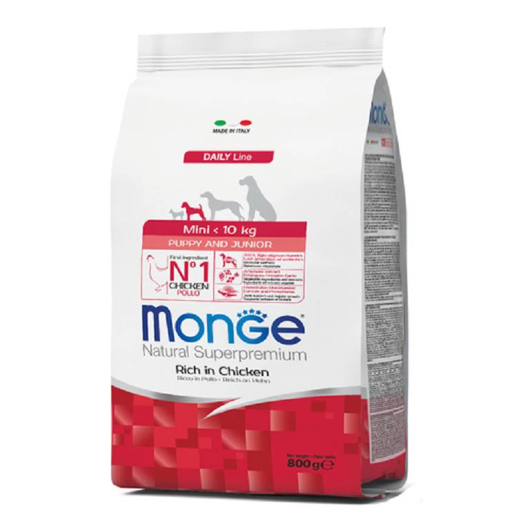 MONGE DOG MINI PUPPY 800G