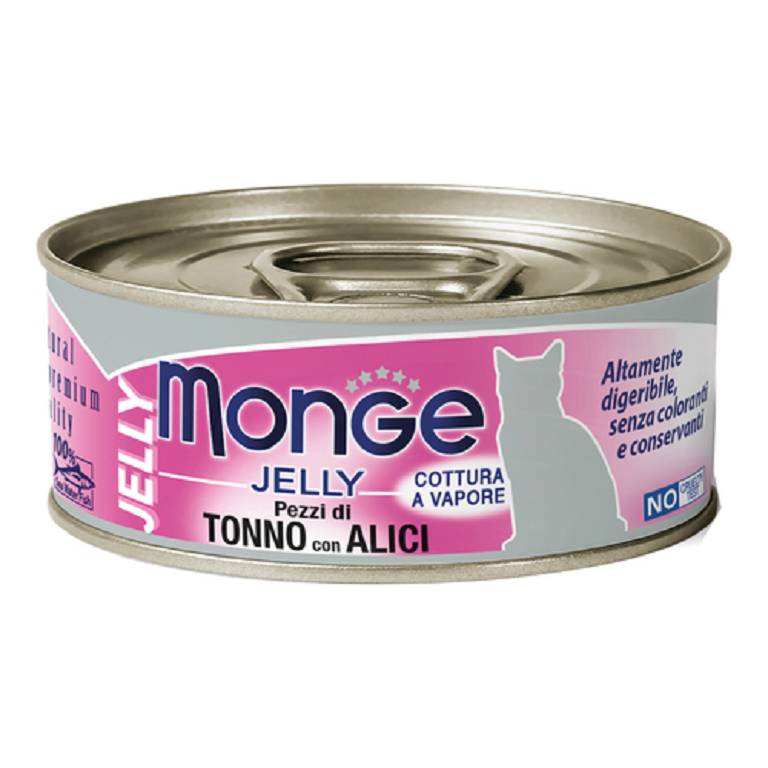 MONGE JELLY PEZZI TONNO/ACCIUG