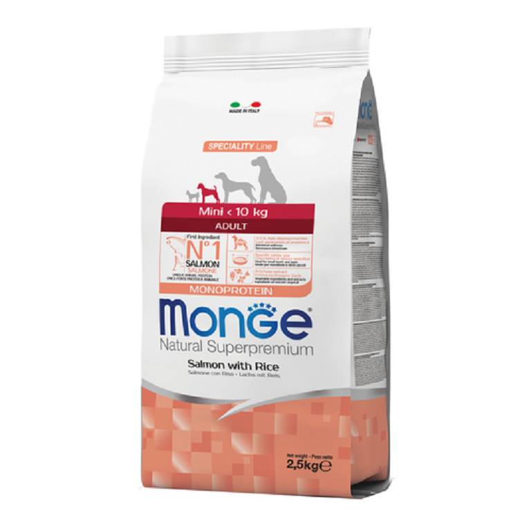 MONGE MINI ADULT SALMONE&RISO