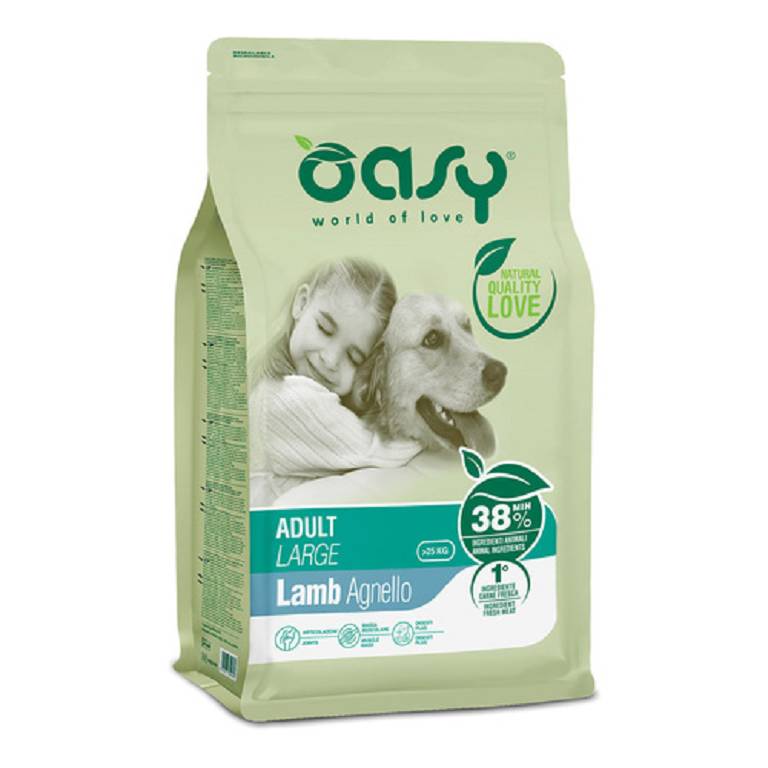OY DOG LARGE AGNELLO 12KG