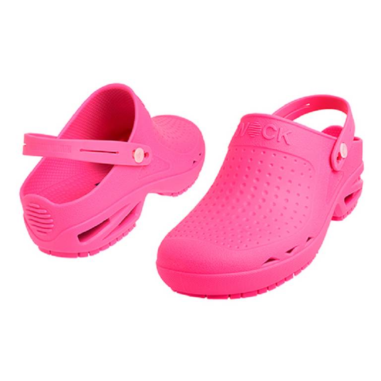 WOCK CLOG BIANCO/FUCHSIA 37/38