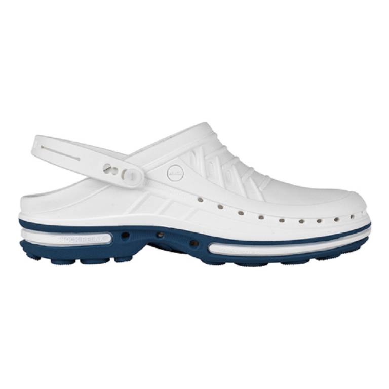 WOCK CLOG BIANCO/NAVY BLU39/40